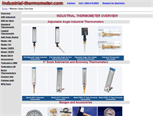 Tablet Screenshot of industrial-thermometer.com